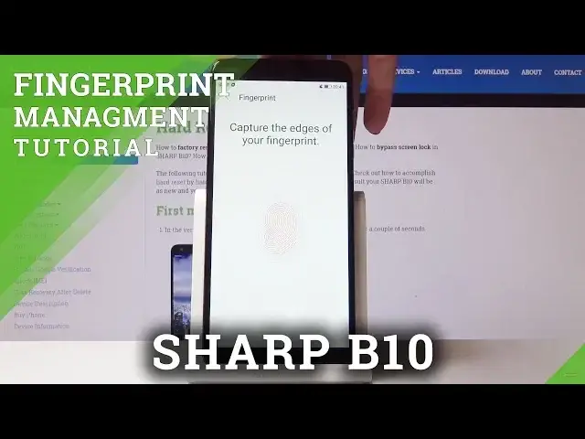 Video thumbnail for How to Add Fingerprint in SHARP B10 - Set Up Screen Lock
