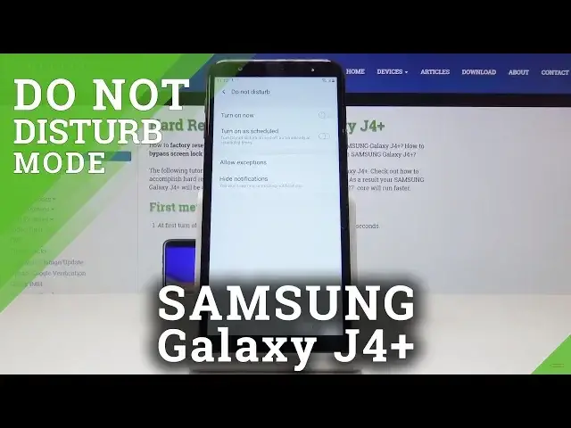 Video thumbnail for How to Allow Do Not Disturb in SAMSUNG Galaxy J4+ - DND Settings