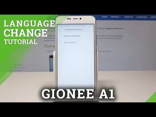 'Video thumbnail for How to Change Language in GIONEE A1 - Language Settings'