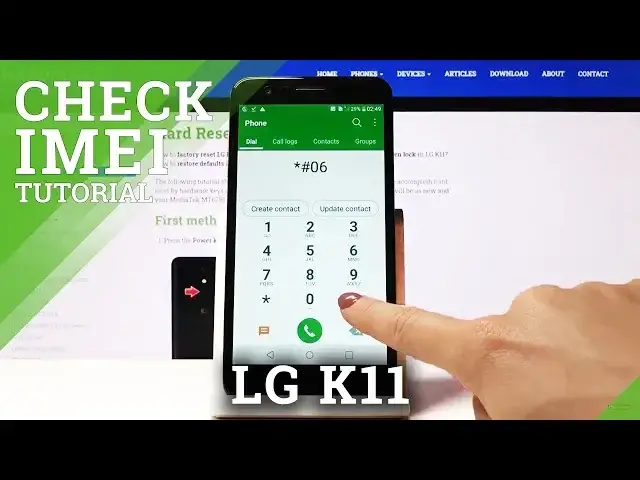 'Video thumbnail for How to Check IMEI in LG K11 – Serial Number'