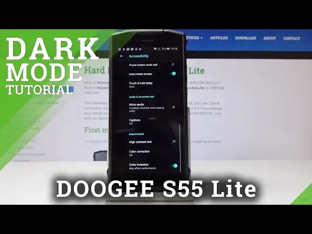 Video thumbnail for How to Revert the Display Colors in DOOGEE S55 Lite - Color Inversion