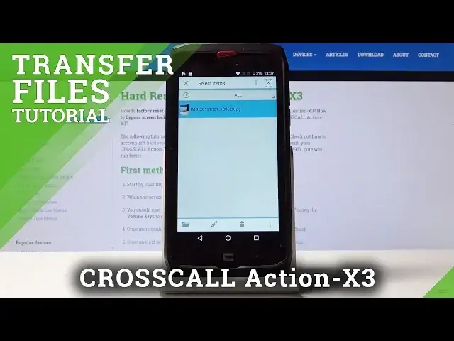 Video thumbnail for How to Transfer Photos & Media on CROSSCALL Action-X3 - Change Storage