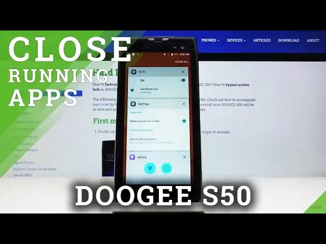 'Video thumbnail for How to Turn Off Running Apps in DOOGEE S50 – Disable Background Apps'