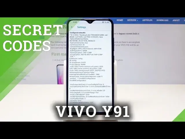 Video thumbnail for Secret Codes VIVO Y91 - Testing Menu / Hidden Info