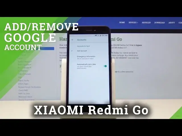 Video thumbnail for How to Add or Delete Google Account in Xiaomi Redmi Go - Set Up Google Account