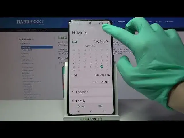'Video thumbnail for Create Calendar Event - Plan Adding on SAMSUNG Galaxy A51'