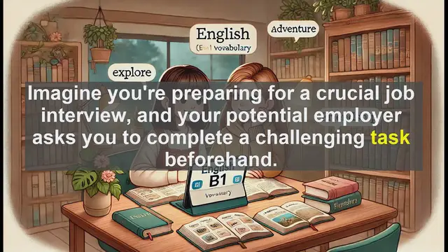Video thumbnail for 2500 Must Know CEFR B1 Vocabulary - Master the Word 'Task' for B1 English Proficiency