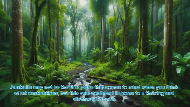 Video thumbnail for Exploring Australia's Vibrant Art Scene: Top 10 Destinations for Art Lovers