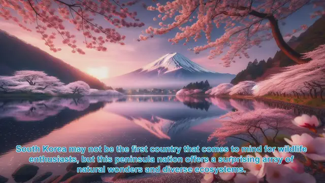 Video thumbnail for Discovering South Korea's Wildlife Wonders: Top 10 Destinations for Nature Enthusiasts