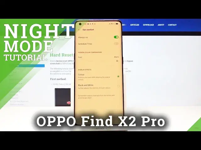 Video thumbnail for How to Enable Eye Comfort Mode in OPPO Find X2 Pro – Show Night Mode