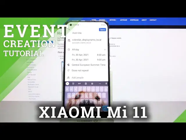 'Video thumbnail for How to Add Event to Calendar in XIAOMI Mi 11 – Use Google Calendar'