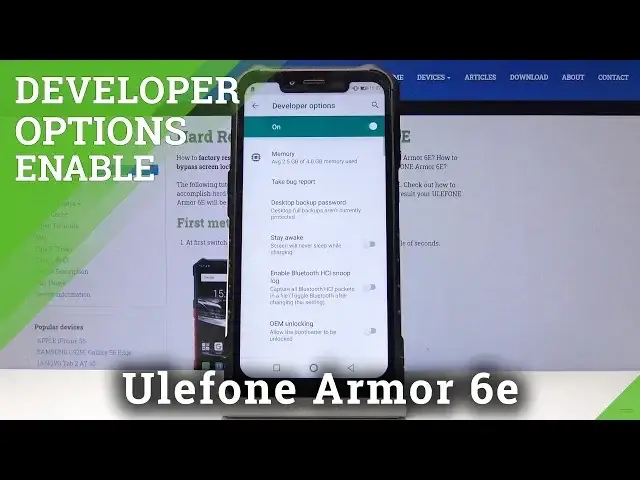 Video thumbnail for How to Enter Developer Options in Ulefone Armor 6E - Open / Quit Developer Mode