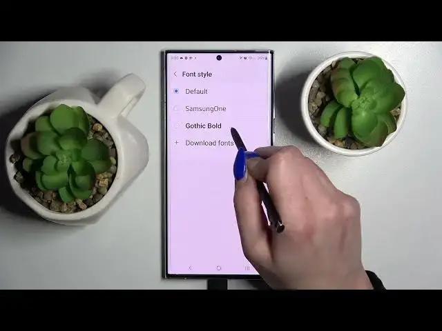 'Video thumbnail for How to Change Font Style on Samsung Galaxy S22 Ultra - Enter Font Settings'