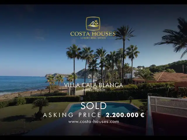 Video thumbnail for 🌴 SEA FIRST LINE VILLA for sale in Javea, Costa Blanca Spain by SOLD by COSTA HOUSES LV S.L ®