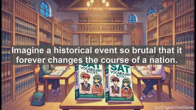 Video thumbnail for 5000 Must Know SAT Vocabulary - Massacre: The Brutal Word That Shaped History