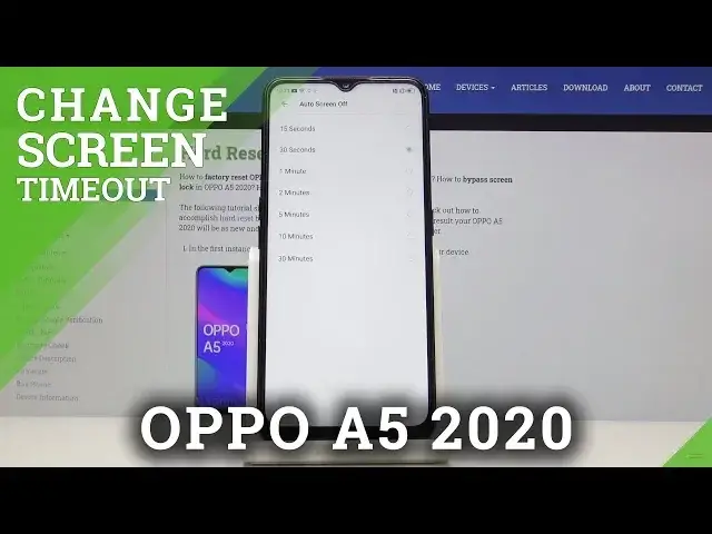 'Video thumbnail for How to Change Screen Timeout in OPPO A5 2020 - Display Settings'