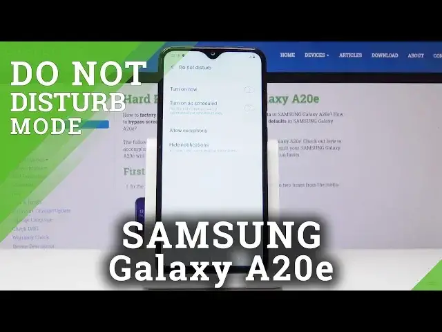 Video thumbnail for How to Activate Do Not Disturb Mode in SAMSUNG Galaxy A20e - Silent Mode