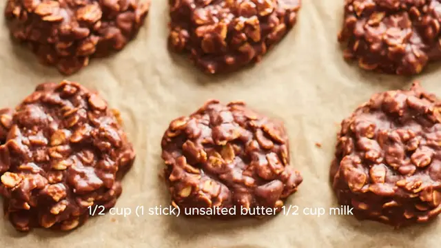 Video thumbnail for No-Bake Oat Choco Cookies Recipe