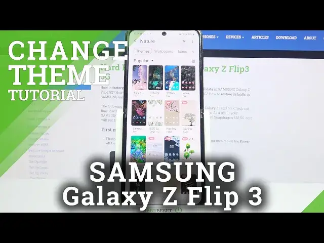 'Video thumbnail for How to Change Device Theme on SAMSUNG Galaxy Z Flip 3 – Adjust Display'