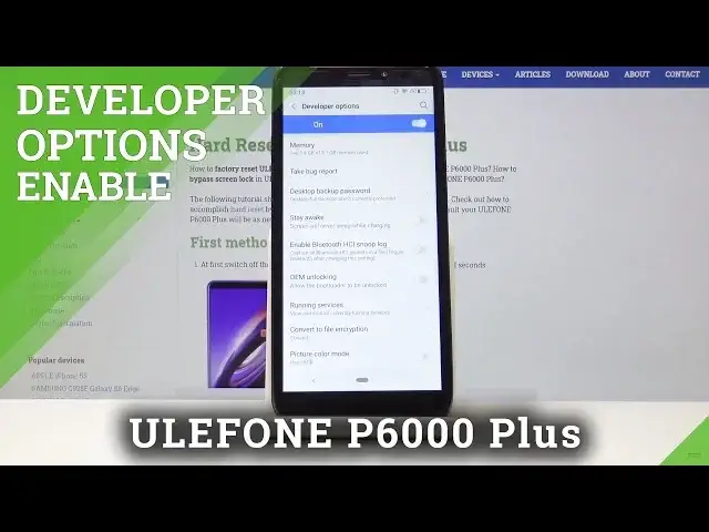 Video thumbnail for How to Enable Developer Features in ULEFONE P6000 Plus - Activate Developer Options