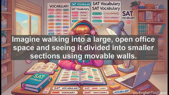 Video thumbnail for 5000 Must Know SAT Vocabulary - Understanding 'Partition': A Key SAT Vocabulary Word