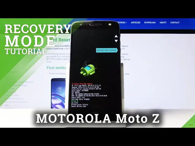 'Video thumbnail for How to Enter Recovery Mode in  MOTOROLA Moto Z – Use Recovery Menu'