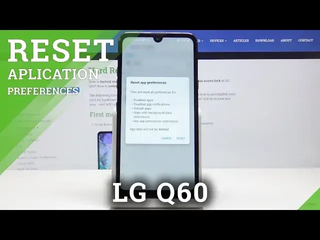 'Video thumbnail for How to Reset App Preferences in LG Q60 – Erase Applications Data'