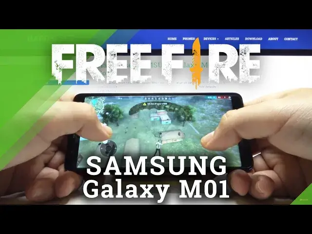'Video thumbnail for Garena Free Fire Max on SAMSUNG Galaxy M01 | Snapdragon 439 | 3GB RAM | Gameplay - FPS Check'