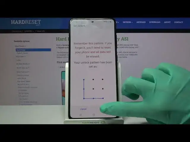 'Video thumbnail for Add Screen Lock Method - Security Customizations on SAMSUNG Galaxy A51'