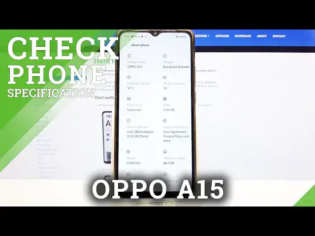 'Video thumbnail for How to Check Phone Specifications in OPPO A15 – Find Phone Info'