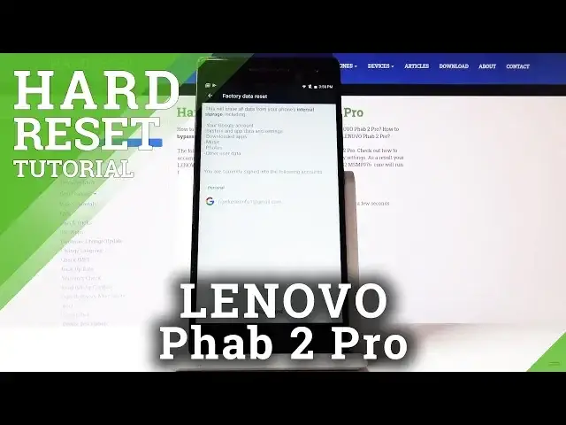 Video thumbnail for How to Factory Reset in Lenovo Phab 2 Pro – Restore Defaults via Device’s Settings