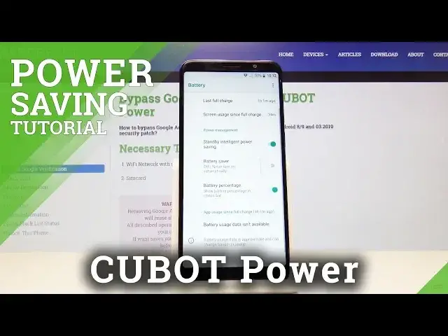 Video thumbnail for How to Enable Power Saving Mode in CUBOT Power - Extend Battery Life