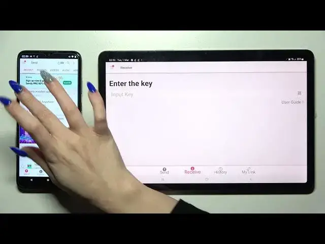 Video thumbnail for How to Transfer files from Nokia Device to Samsung Galaxy Tab S8 - Send Anywhere App