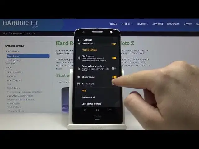 'Video thumbnail for How to Turn Off Camera Shutter Sounds in MOTOROLA Moto Z – Disable Camera Sound'