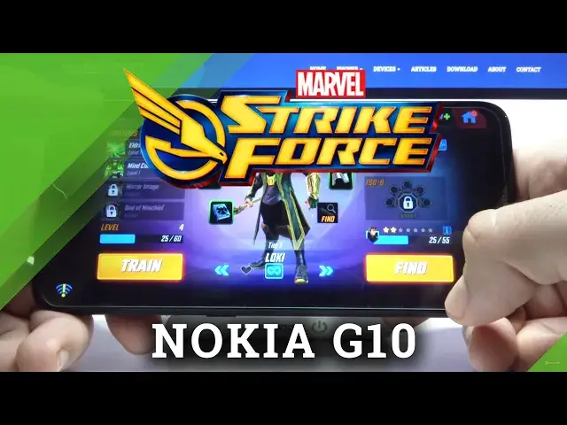 'Video thumbnail for Performance Test of NOKIA G10 - Marvel Strike Force Gameplay'