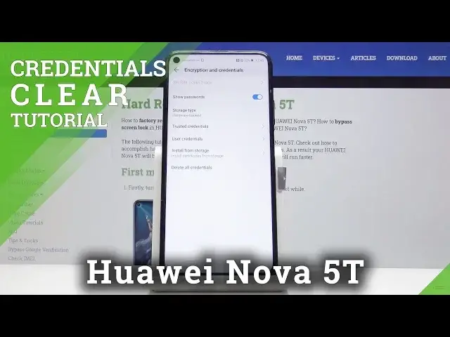 'Video thumbnail for How to Clear Credentials in Huawei Nova 5T – Erase All Certificates'