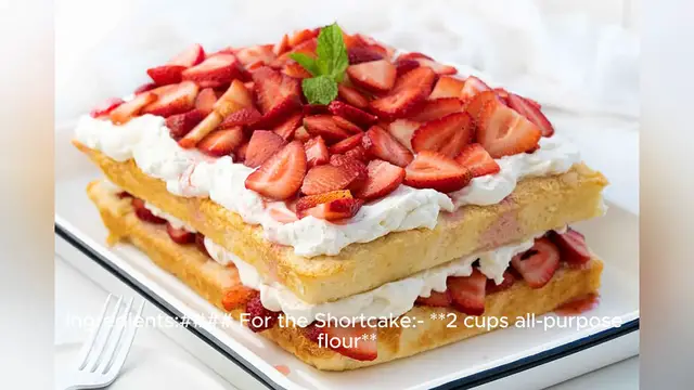Video thumbnail for shortcake recipe