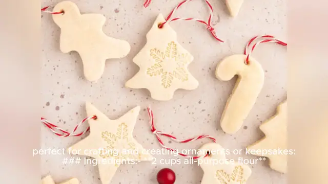 Video thumbnail for salt dough recipe