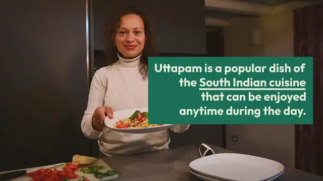 Video thumbnail for Cheese Basil Uttapam Delight