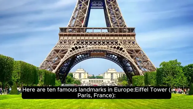 Video thumbnail for Top 10 Famous Landmarks In Europe