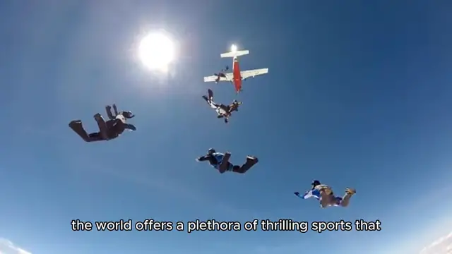 Video thumbnail for Top 10 Most Thrilling Adventure Sports