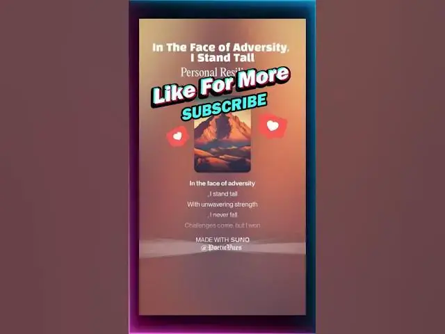 Video thumbnail for In the face of adversity, I stand tall! #motivation #heartfeltpoem #poetry