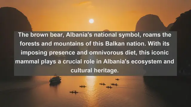Video thumbnail for Unveiling Albania's Natural Wonders: Top 10 Native Animals