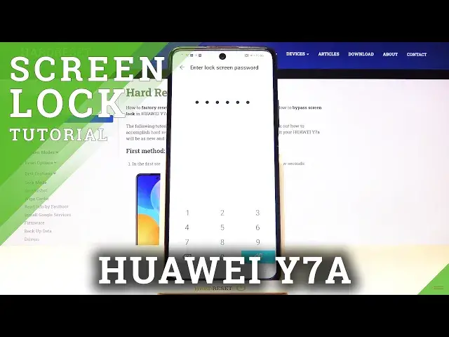 Video thumbnail for How to Remove Screen Lock in HUAWEI Y7A – Change Password