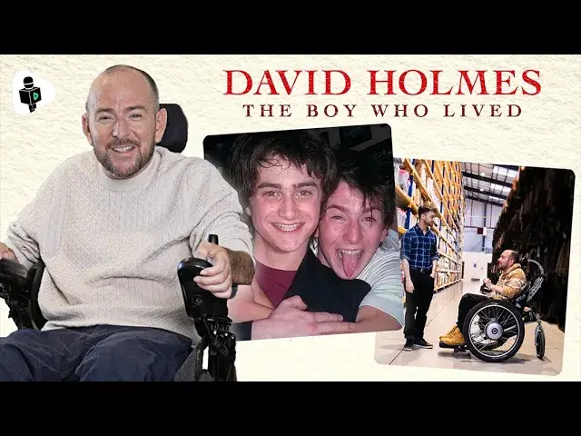 'Video thumbnail for "Daniel Radcliffe Spent Xmas In Hospital With Me" ❤️ David Holmes The Boy Who Lived Interview'