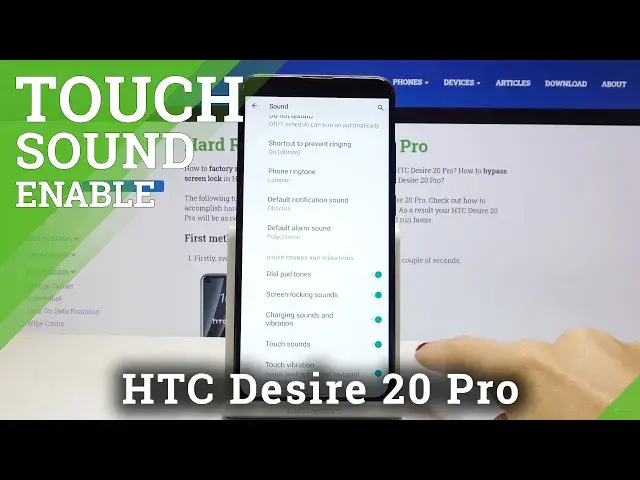 Video thumbnail for How to Enable / Disable Touch Sounds in HTC Desire 20 Pro?