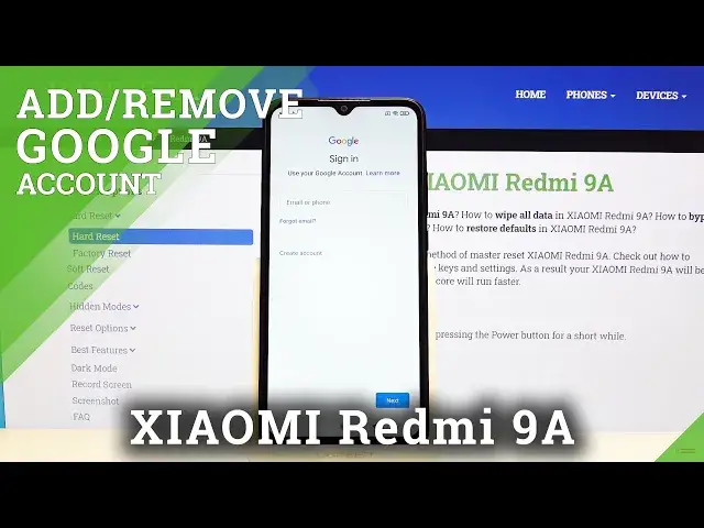 'Video thumbnail for How to Manage Google User in Xiaomi Redmi 9A - Add / Remove Google Account'