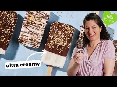 'Video thumbnail for Creamy Coconut Popsicles (Dairy-Free, Vegan) #summerrecipes #plantbased #easyrecipe'