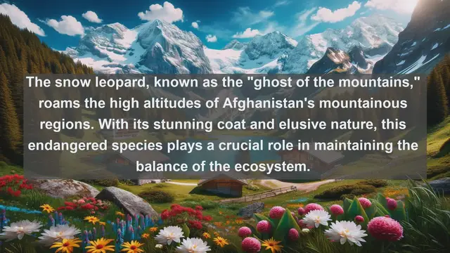 Video thumbnail for Discover Afghanistan's Natural Wonders: Top 10 Native Animals