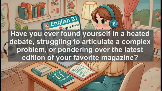 Video thumbnail for 2500 Must Know CEFR B1 Vocabulary - Understanding the Word 'Issue': Meanings and Uses for B1 English